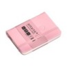 Cuaderno con gomilla antartik notes tapa dura a7 hojas lisas rosa pastel 80 hojas 80 gr fsc