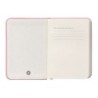 Cuaderno con gomilla antartik notes tapa dura a7 hojas lisas rosa pastel 80 hojas 80 gr fsc