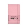 Cuaderno con gomilla antartik notes tapa dura a6 hojas cuadricula rosa pastel 100 hojas 80 gr fsc