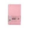 Cuaderno con gomilla antartik notes tapa dura a6 hojas cuadricula rosa pastel 100 hojas 80 gr fsc