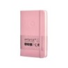 Cuaderno con gomilla antartik notes tapa dura a6 hojas cuadricula rosa pastel 100 hojas 80 gr fsc