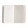 Cuaderno con gomilla antartik notes tapa dura a6 hojas cuadricula rosa pastel 100 hojas 80 gr fsc