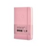 Cuaderno con gomilla antartik notes tapa dura a6 hojas rayas rosa pastel 100 hojas 80 gr fsc