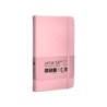 Cuaderno con gomilla antartik notes tapa dura a6 hojas rayas rosa pastel 100 hojas 80 gr fsc