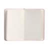 Cuaderno con gomilla antartik notes tapa dura a6 hojas lisas rosa pastel 100 hojas 80 gr fsc