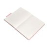 Cuaderno con gomilla antartik notes tapa dura a5 hojas rayas rosa pastel 100 hojas 80 gr fsc