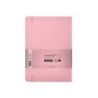 Cuaderno con gomilla antartik notes tapa dura a5 hojas puntos rosa pastel 100 hojas 80 gr fsc