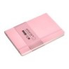 Cuaderno con gomilla antartik notes tapa dura a5 hojas puntos rosa pastel 100 hojas 80 gr fsc