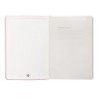 Cuaderno con gomilla antartik notes tapa dura a5 hojas puntos rosa pastel 100 hojas 80 gr fsc