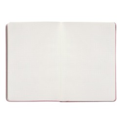 Cuaderno con gomilla antartik notes tapa dura a5 hojas puntos rosa pastel 100 hojas 80 gr fsc