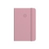 Cuaderno con gomilla antartik notes tapa dura a4 hojas rayas rosa pastel 100 hojas 80 gr fsc