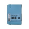Cuaderno con gomilla antartik notes tapa dura a7 hojas lisas azul claro 80 hojas 80 gr fsc