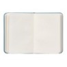 Cuaderno con gomilla antartik notes tapa dura a7 hojas lisas azul claro 80 hojas 80 gr fsc