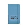 Cuaderno con gomilla antartik notes tapa dura a6 hojas cuadricula azul claro 100 hojas 80 gr fsc