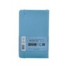 Cuaderno con gomilla antartik notes tapa dura a6 hojas rayas azul claro 100 hojas 80 gr fsc