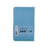 Cuaderno con gomilla antartik notes tapa dura a6 hojas lisas azul claro 100 hojas 80 gr fsc