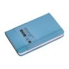 Cuaderno con gomilla antartik notes tapa dura a6 hojas lisas azul claro 100 hojas 80 gr fsc