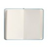 Cuaderno con gomilla antartik notes tapa dura a6 hojas lisas azul claro 100 hojas 80 gr fsc