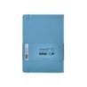 Cuaderno con gomilla antartik notes tapa dura a5 hojas cuadricula azul claro 100 hojas 80 gr fsc