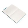 Cuaderno con gomilla antartik notes tapa dura a5 hojas rayas azul claro 100 hojas 80 gr fsc