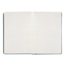 Cuaderno con gomilla antartik notes tapa dura a5 hojas puntos azul claro 100 hojas 80 gr fsc