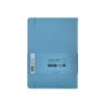 Cuaderno con gomilla antartik notes tapa dura a5 hojas lisas azul claro 100 hojas 80 gr fsc
