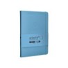 Cuaderno con gomilla antartik notes tapa dura a5 hojas lisas azul claro 100 hojas 80 gr fsc