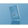 Cuaderno con gomilla antartik notes tapa dura a5 hojas lisas azul claro 100 hojas 80 gr fsc