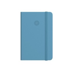 Cuaderno con gomilla antartik notes tapa dura a4 hojas cuadricula azul claro 100 hojas 80 gr fsc