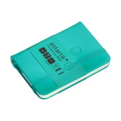 Cuaderno con gomilla antartik notes tapa dura a7 hojas lisas turquesa 80 hojas 80 gr fsc