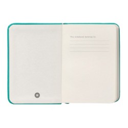 Cuaderno con gomilla antartik notes tapa dura a7 hojas lisas turquesa 80 hojas 80 gr fsc