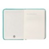 Cuaderno con gomilla antartik notes tapa dura a7 hojas lisas turquesa 80 hojas 80 gr fsc