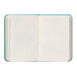 Cuaderno con gomilla antartik notes tapa dura a7 hojas lisas turquesa 80 hojas 80 gr fsc