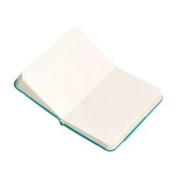 Cuaderno con gomilla antartik notes tapa dura a7 hojas lisas turquesa 80 hojas 80 gr fsc