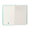 Cuaderno con gomilla antartik notes tapa dura a6 hojas lisas turquesa 100 hojas 80 gr fsc