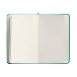 Cuaderno con gomilla antartik notes tapa dura a6 hojas lisas turquesa 100 hojas 80 gr fsc