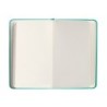 Cuaderno con gomilla antartik notes tapa dura a6 hojas lisas turquesa 100 hojas 80 gr fsc