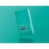 Cuaderno con gomilla antartik notes tapa dura a6 hojas lisas turquesa 100 hojas 80 gr fsc