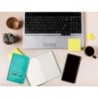 Cuaderno con gomilla antartik notes tapa dura a6 hojas lisas turquesa 100 hojas 80 gr fsc