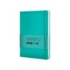 Cuaderno con gomilla antartik notes tapa dura a5 hojas cuadricula turquesa 100 hojas 80 gr fsc