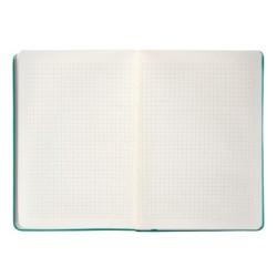 Cuaderno con gomilla antartik notes tapa dura a5 hojas cuadricula turquesa 100 hojas 80 gr fsc