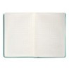Cuaderno con gomilla antartik notes tapa dura a5 hojas cuadricula turquesa 100 hojas 80 gr fsc