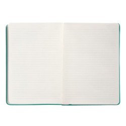 Cuaderno con gomilla antartik notes tapa dura a5 hojas rayas turquesa 100 hojas 80 gr fsc