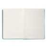 Cuaderno con gomilla antartik notes tapa dura a5 hojas rayas turquesa 100 hojas 80 gr fsc