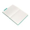 Cuaderno con gomilla antartik notes tapa dura a5 hojas rayas turquesa 100 hojas 80 gr fsc