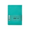 Cuaderno con gomilla antartik notes tapa dura a5 hojas puntos turquesa 100 hojas 80 gr fsc