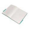 Cuaderno con gomilla antartik notes tapa dura a5 hojas puntos turquesa 100 hojas 80 gr fsc