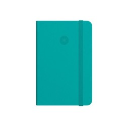 Cuaderno con gomilla antartik notes tapa dura a4 hojas cuadricula turquesa 100 hojas 80 gr fsc