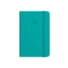 Cuaderno con gomilla antartik notes tapa dura a4 hojas puntos turquesa 100 hojas 80 gr fsc