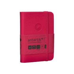 Cuaderno con gomilla antartik notes tapa dura a7 hojas lisas burdeos 80 hojas 80 gr fsc
